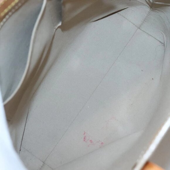 LOUIS VUITTON Monogram Vernis Reade MM Hand Bag Beige LV Auth - Picture 10 of 16